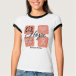 Uterine Cancer Hope Love Inspire Awareness t-shirts