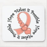 Uterine Cancer -  Hope Makes It Possible mousepads