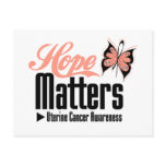 Uterine Cancer HOPE MATTERS postcards
