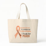Uterine Cancer I Proudly Wear Peach 1 bags