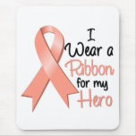 Uterine Cancer I Wear a Ribbon For My Hero mousepads