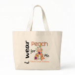 Uterine Cancer I Wear Peach For ME 43 bags
