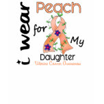 Uterine Cancer I Wear Peach For My Daughter 43 t-shirts