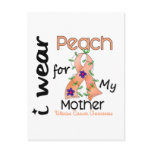 Uterine Cancer I Wear Peach For My Mother 43 postcards