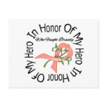 Uterine Cancer In Honour Of My Hero postcards