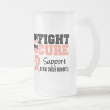 Uterine Cancer In The Fight For The Cure Coffee Mugs