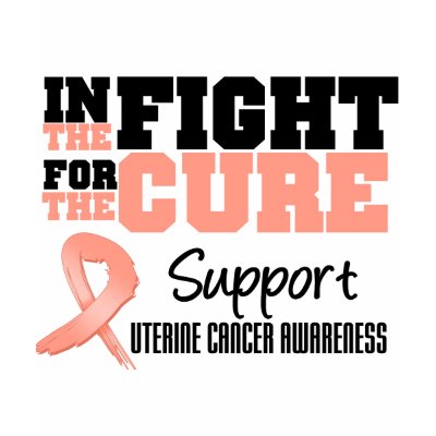 Uterine Cancer In The Fight For The Cure T-shirt by giftsforawareness