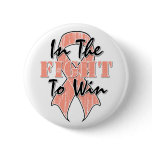 Uterine Cancer In The Fight To Win buttons