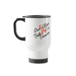 Uterine Cancer Love Hope Determination mugs
