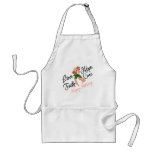 Uterine Cancer Love Hope Holidays aprons