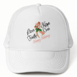 Uterine Cancer Love Hope Holidays hats