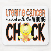 Uterine Cancer Messed With The Wrong Chick Mouse Pad