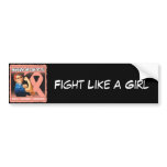 Uterine Cancer Mission We Can Do It bumper stickers