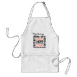 Uterine Cancer My Journey Begins with FAITH aprons
