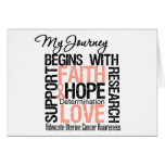 Uterine Cancer My Journey Begins with FAITH cards
