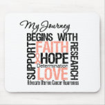 Uterine Cancer My Journey Begins with FAITH mousepads