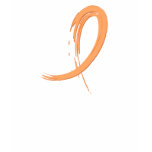 Uterine Cancer Peach Ribbon A4 t-shirts