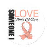 Uterine Cancer Someone I Love Needs A Cure stickers