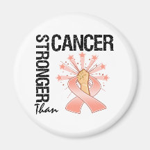 Uterine Cancer - Stronger Than Cancer Magnet