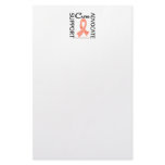 Uterine Cancer Support Advocate Cure stationery