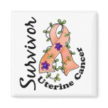 Uterine Cancer Survivor 15 magnets