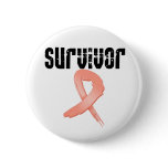 Uterine Cancer SURVIVOR buttons