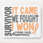 Uterine Cancer Survivor It Came We Fought I Won mousepads