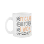 Uterine Cancer Survivor It Came We Fought I Won mugs
