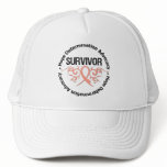 Uterine Cancer Survivor Tribal Ribbon hats