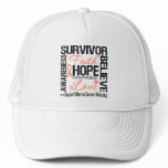 Uterine Cancer Survivors Motto hats