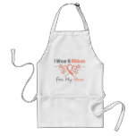 Uterine Cancer Tribal Deco Ribbon Hero aprons