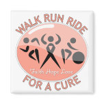 Uterine Cancer Walk Run Ride For A Cure magnets