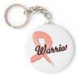 Uterine Cancer Warrior Grunge Ribbon Key Chain