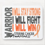 Uterine Cancer Warrior mousepads