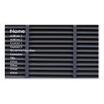 Utility vent business card templates
