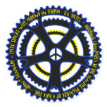 Utopian society will have bicycles sticker
