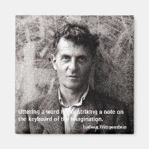Uttering a word is like striking ... magnets
