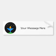UU Chalice Bumper Sticker