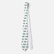 UU Green Religious Symbols Tie