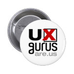 UX gurus are us! - Official pin