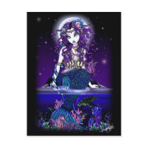 Uxia Postcard Gothic Mermaid Fantasy