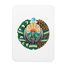 Uzbekistan Coat of Arms Flexible Magnets