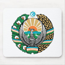 Uzbekistan Coat of Arms Mousepad