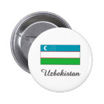 Uzbekistan Flag Design Pin