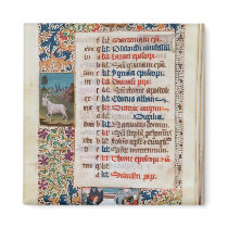 V.25-3 Fol.12v The Month of December Fridge Magnets