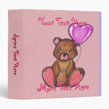 V-Day Bear Binder