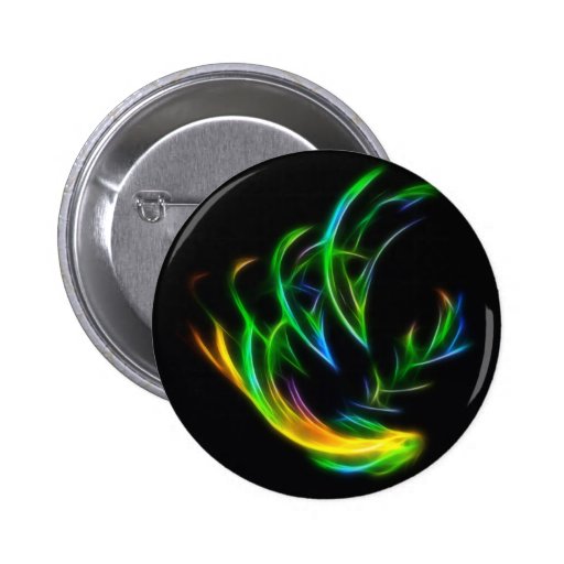 V Flame - Colourful Fractal Flame Buttons