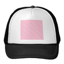 V&H Stripes - Pale Pink and Carnation Pink Hat
