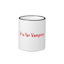 V is for Vampires Coffee Mugs