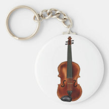 V is for Violin Key Chain
